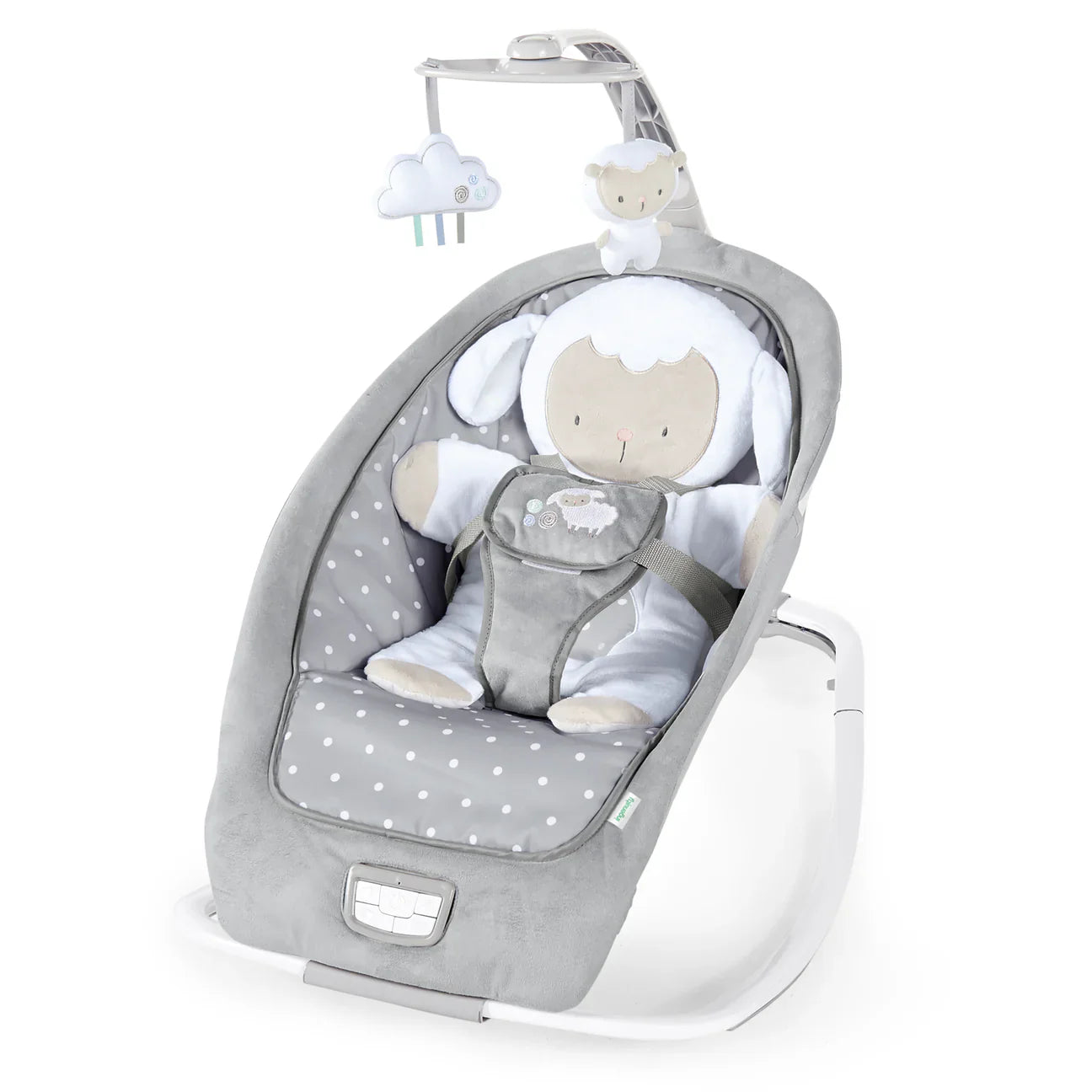 Ingenuity Infant to Toddler Rocker and Baby Bouncer Seat, Cuddle Lamb